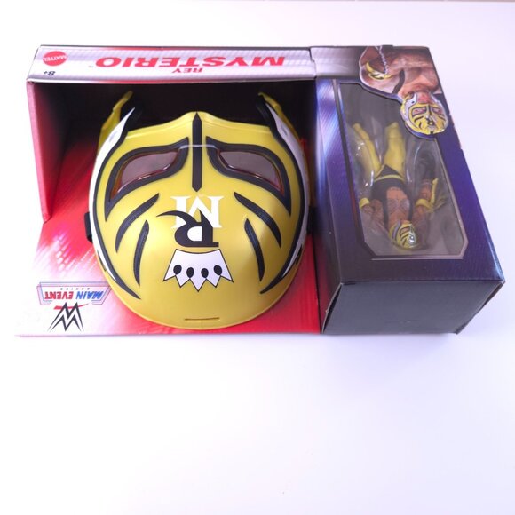 WWE Rey Mysterio Mask Role Play and Main Event Figure Set Mattel Special Edition - Picture 6 of 10